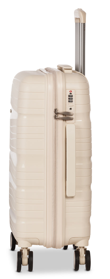 Reisetrolley "Miami" 4-Rad 55cm in Beige