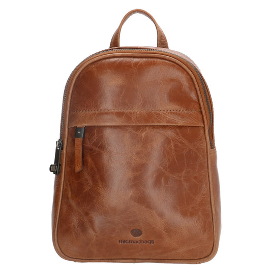 Rucksack 20x 27cm in Cognac aus Leder