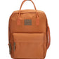 Business-|Schulrucksack mit Vortasche und Kurzgriff in Orange