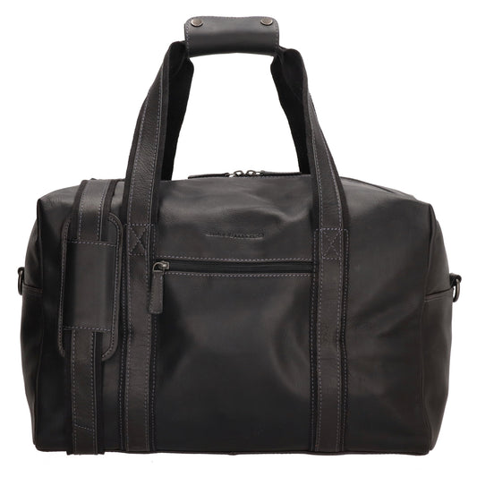 Reisetasche | Weekender 37 x 20 in Schwarz aus Leder