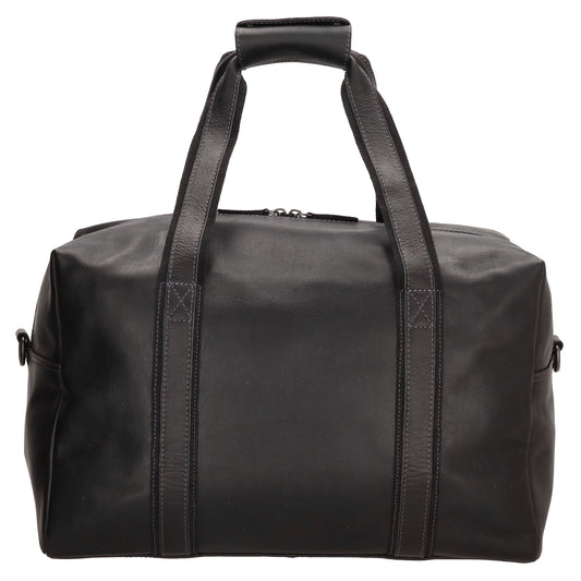 Reisetasche | Weekender 37 x 20 in Schwarz aus Leder