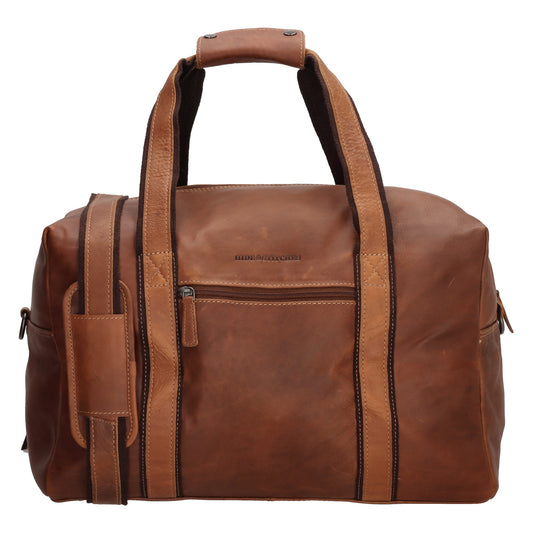 Reisetasche | Weekender 37 x 20 in Cognac aus Leder