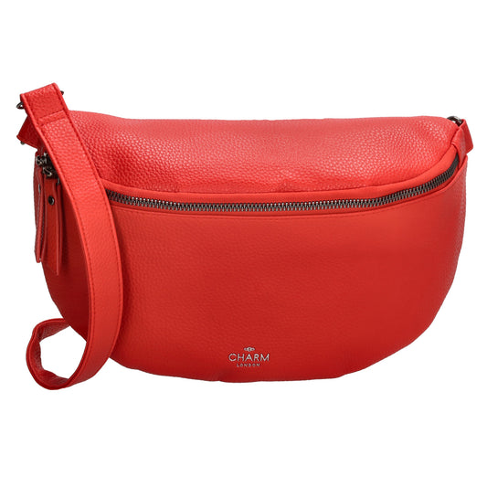 Bodybag 27,5 x 17cm in Lederoptik Rot