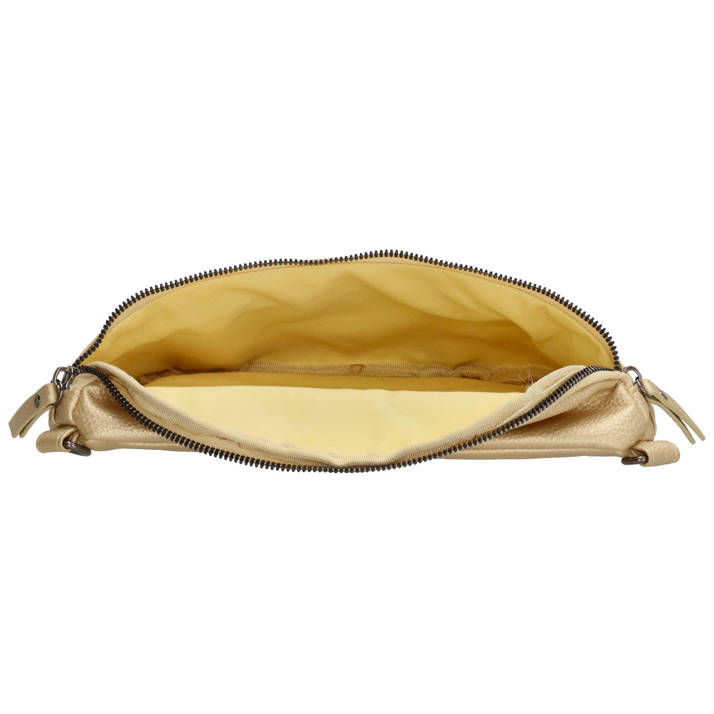 Bodybag 27,5 x 17cm in Lederoptik Gold