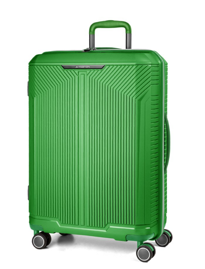 Reisetrolley "Fjord" 4-Rad 65cm in Grün|Applegreen