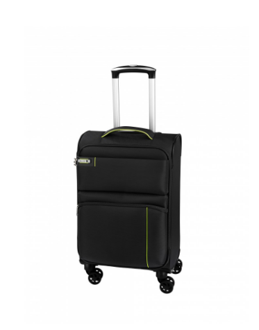 Reisetrolley|Bordgepäck 4-Rad 55cm in Schwarz