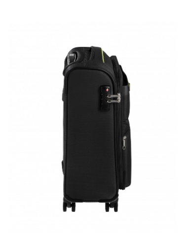 Reisetrolley|Bordgepäck 4-Rad 55cm in Schwarz