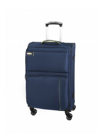 Reisetrolley erweiterbar 4-Rad 65cm in Blau