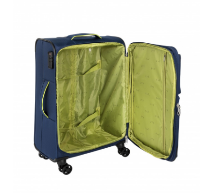 Reisetrolley erweiterbar 4-Rad 75cm in Schwarz