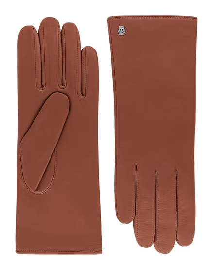 Lederhandschuhe Damen in Cognac von Röckl - leder-accessoires.com
