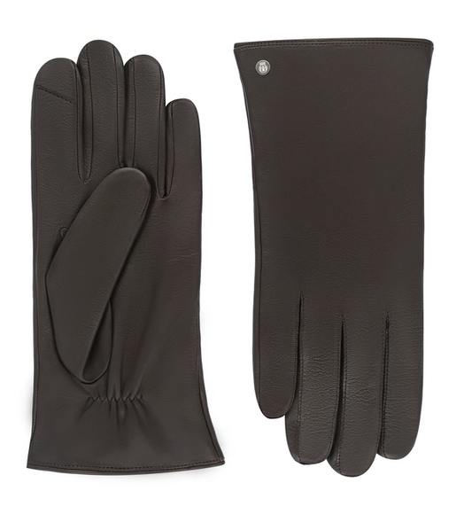Lederhandschuhe | Haarschafleder Herren in Braun von Röckl - leder-accessoires.com