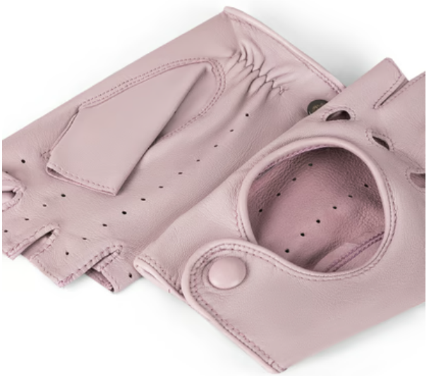 Autofahrerhandschuhe Damen in Rose von Röckl - leder-accessoires.com