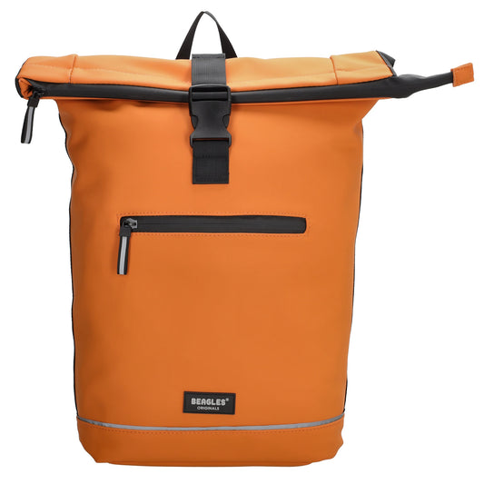 Rolltoprucksack 40x56cm in Orange mit Klickverschluss