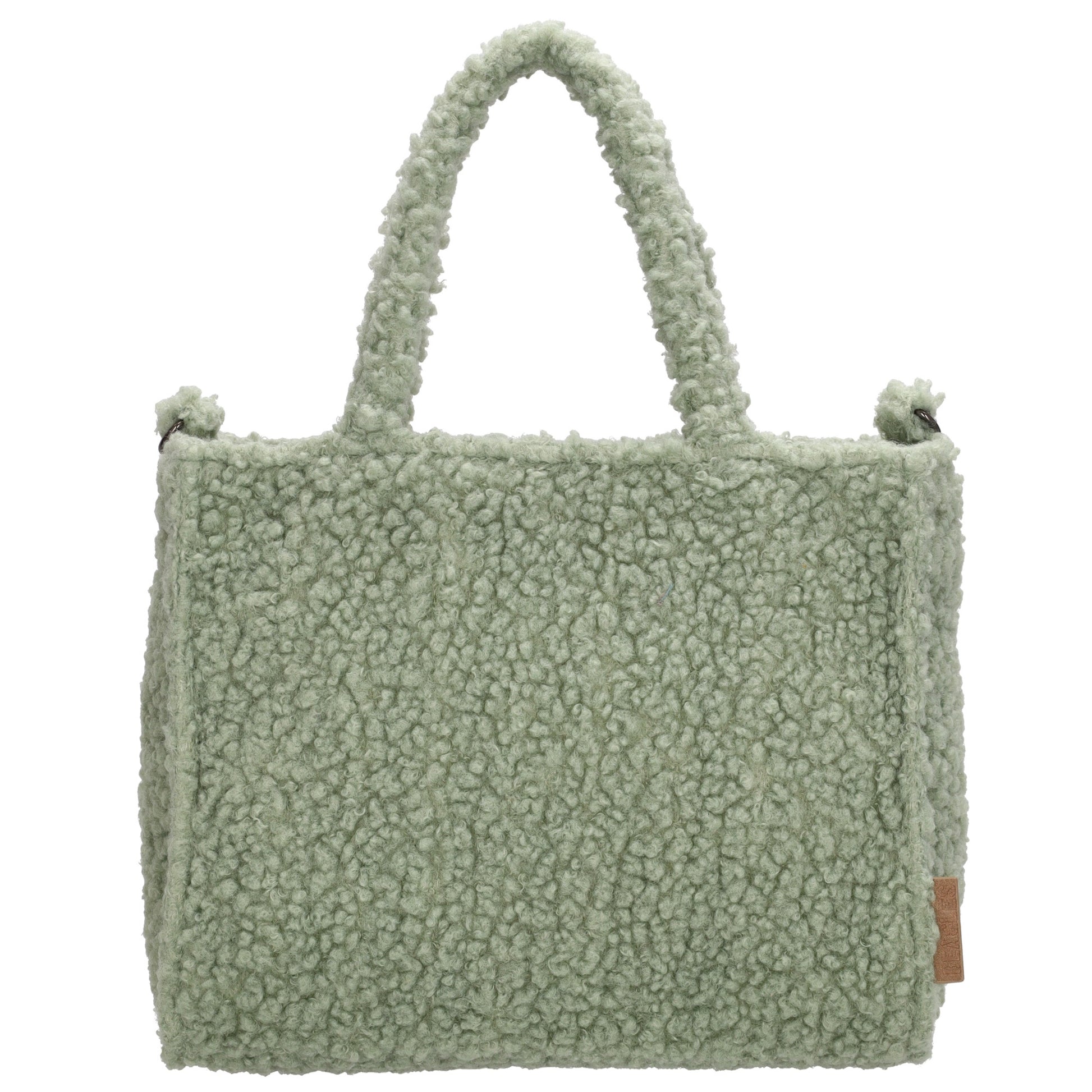 Teddytasche 27 x 22cm in Mint mit Reißverschluss - leder-accessoires.com