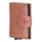 Kartenetui| Safty Wallet 10x7cm in Altrosa mit RFID-Schutz