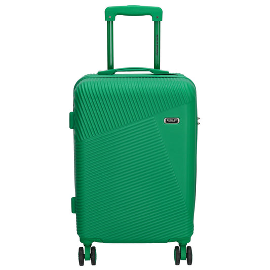 Reisetrolley|Bordgepäck 4-Rad 55cm in Grün aus ABS