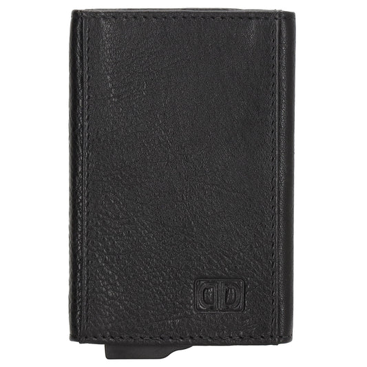 Kartenetui| Safty Wallet 10x7cm in Schwarz mit RFID-Schutz