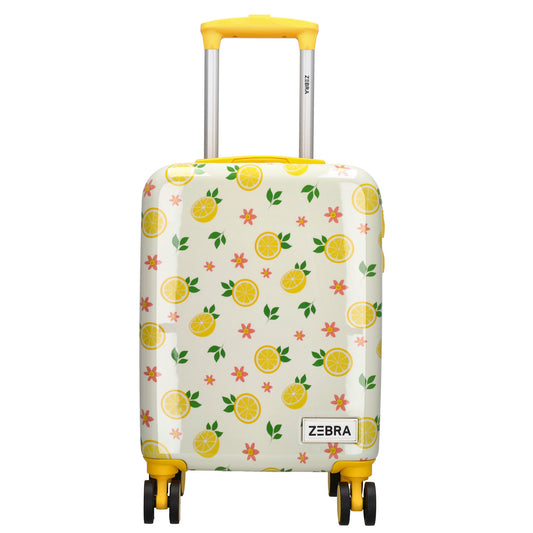 Reisetrolley "Zitrone" 4-Rad 47cm in Gelb - leder-accessoires.com