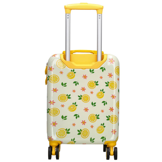 Reisetrolley "Zitrone" 4-Rad 47cm in Gelb - leder-accessoires.com