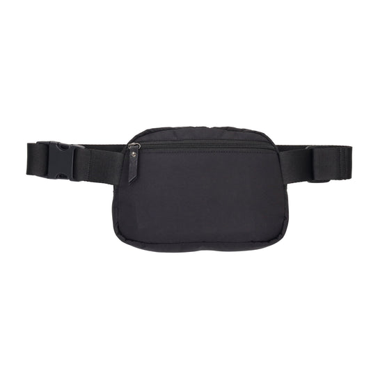 Bodybag|Gürteltasche 19,5 x 14cm in Schwarz wattiert