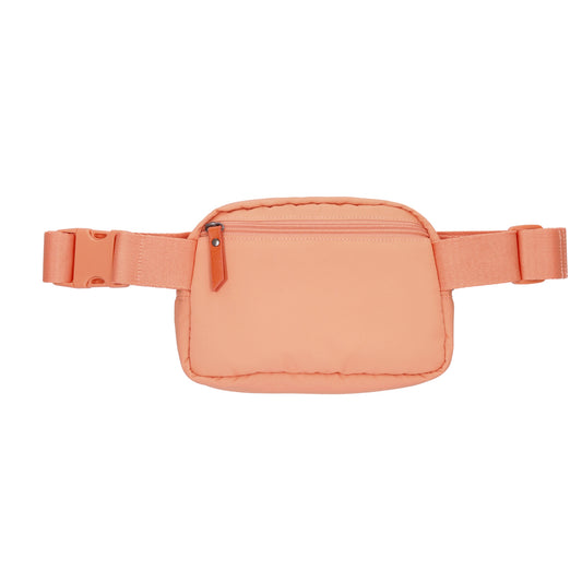 Bodybag|Gürteltasche 19,5 x 14cm in Aprikose wattiert