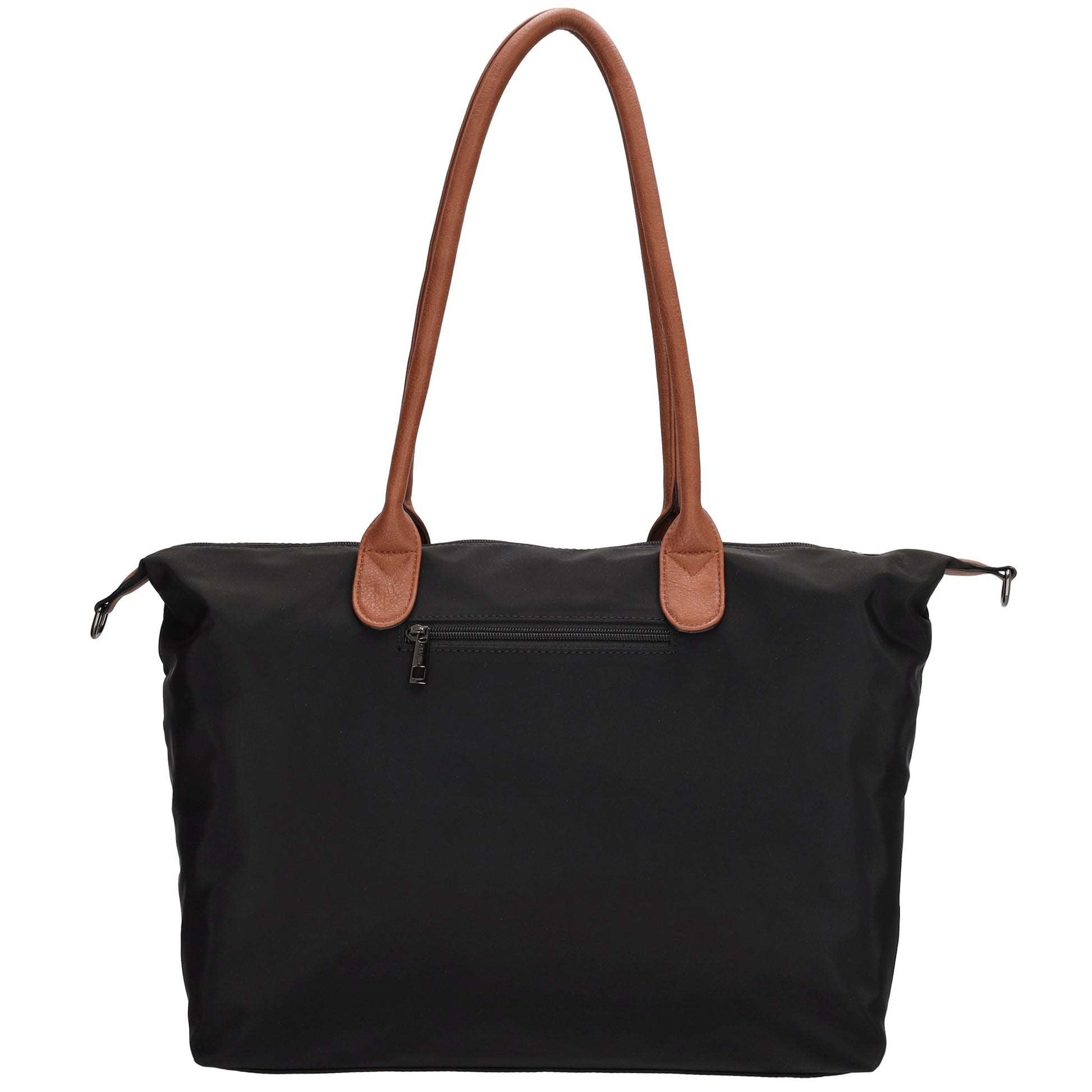 Shopper 51x33cm Schwarz aus Nylon|Polyester - leder-accessoires.com