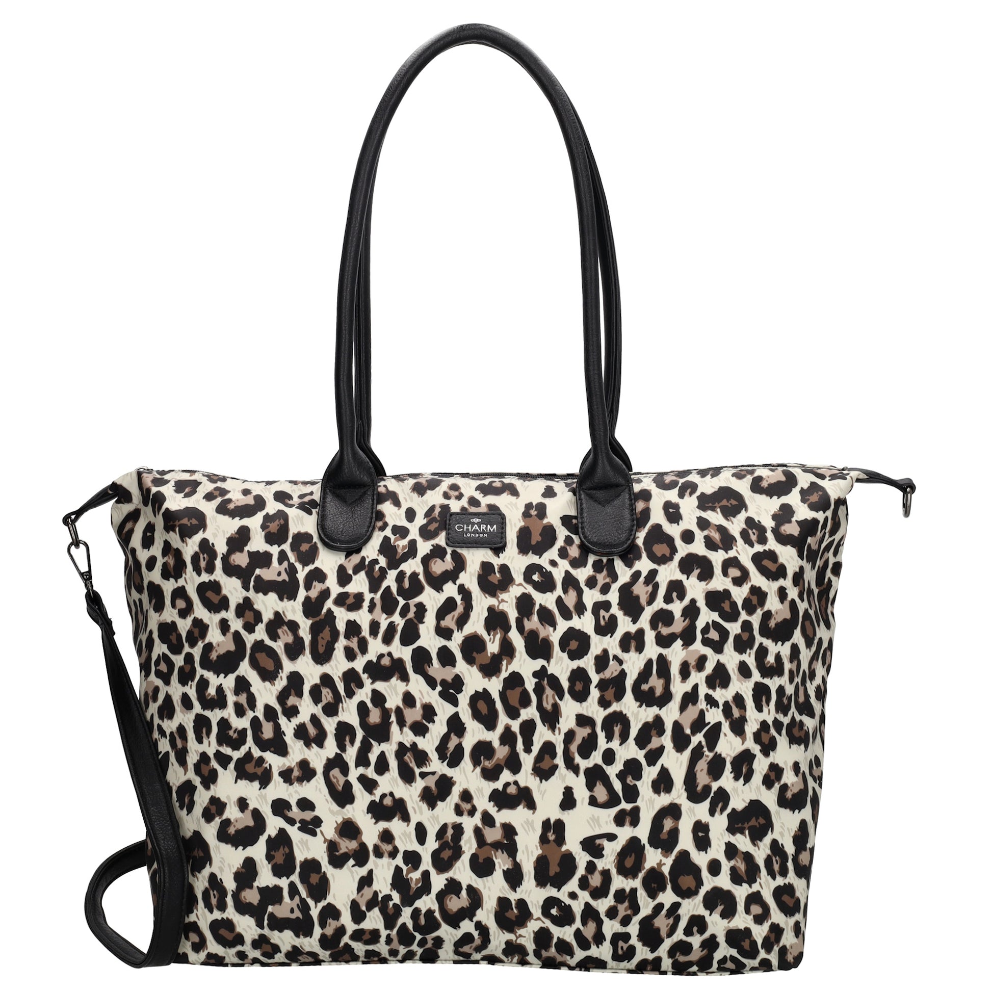 Shopper 51x33cm Leo-Optik aus Nylon|Polyester - leder-accessoires.com