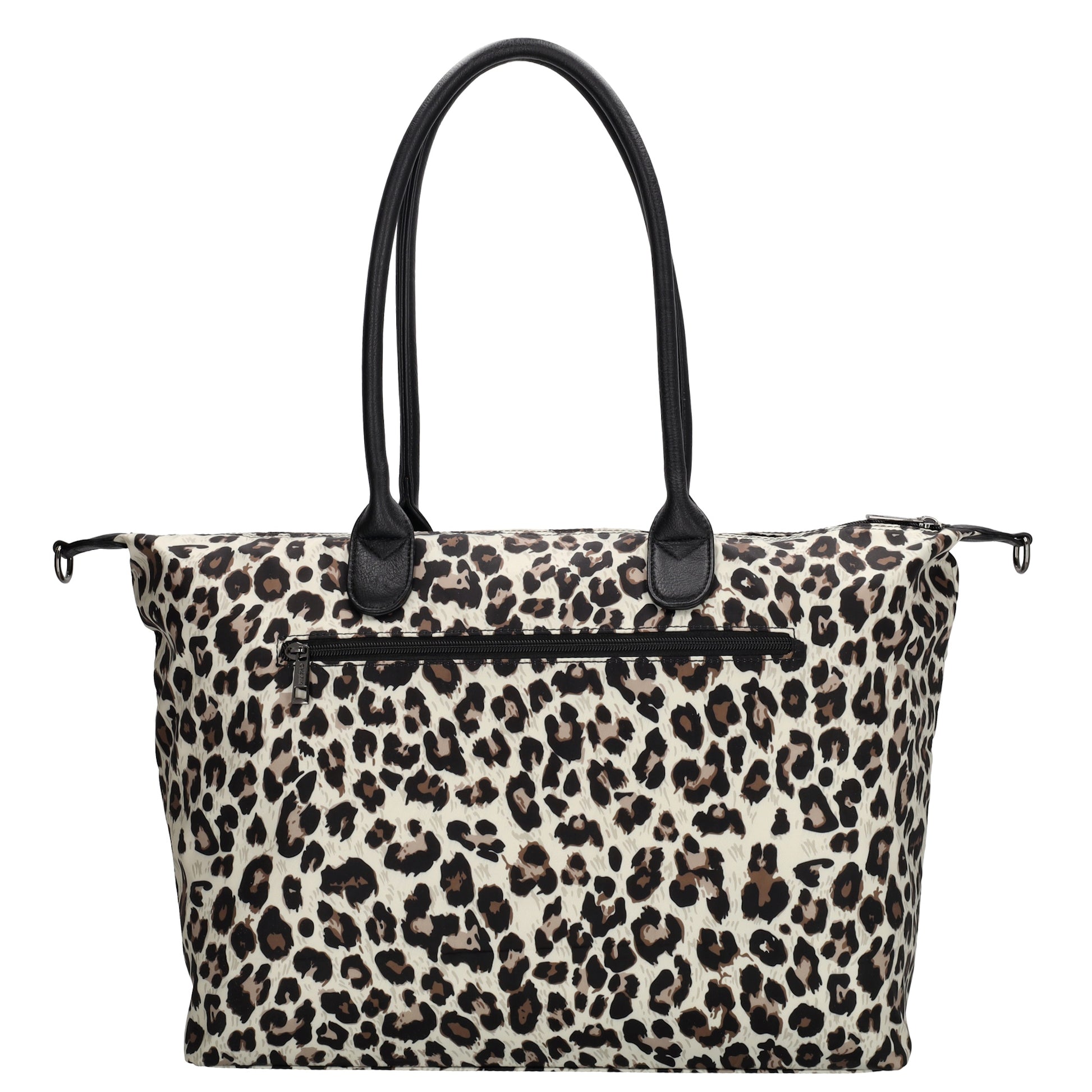 Shopper 51x33cm Leo-Optik aus Nylon|Polyester - leder-accessoires.com