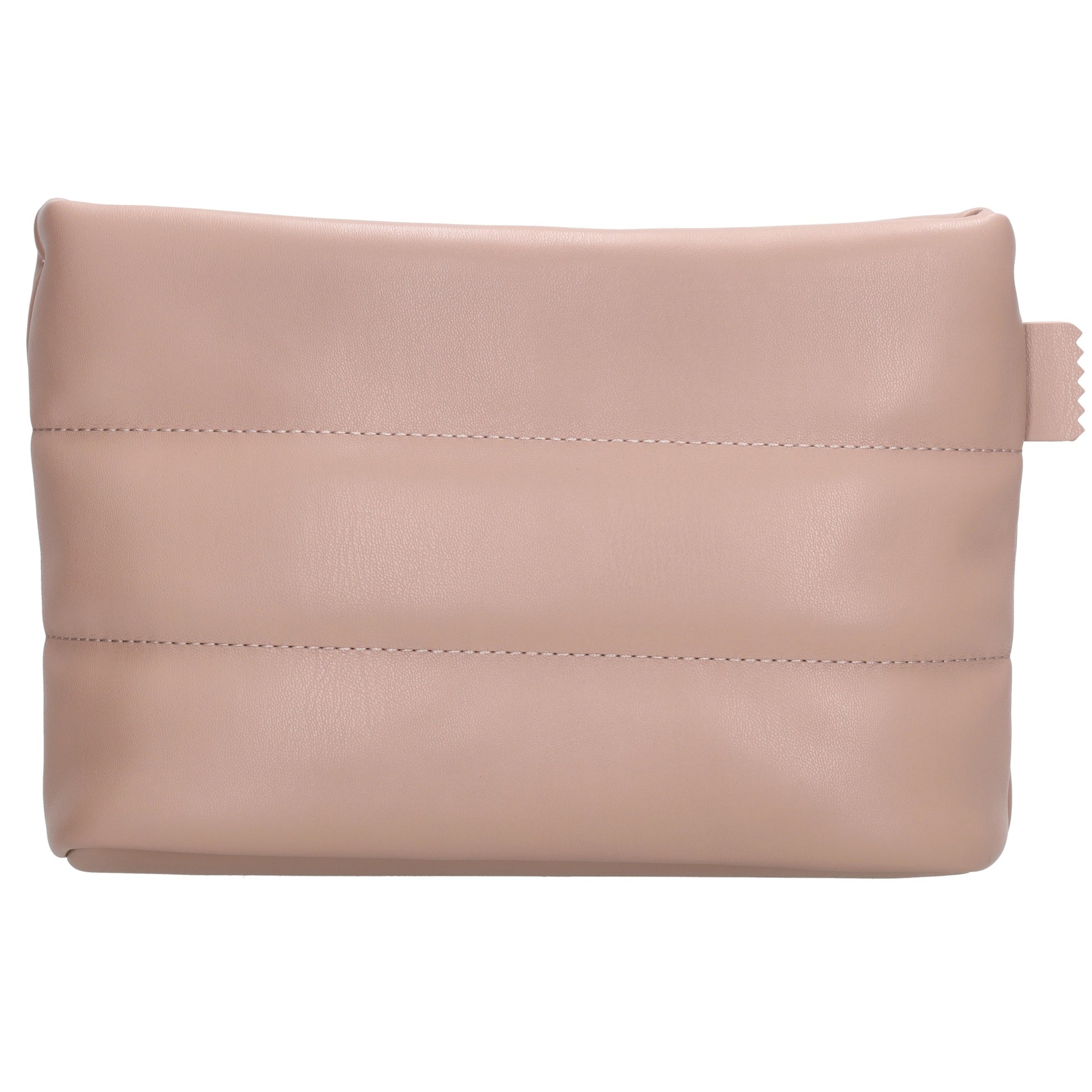 Umhängetasche gesteppt 24x16cm in Altrosa aus Kunstleder - leder-accessoires.com