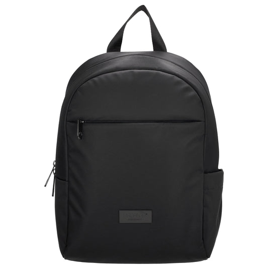 City-| Reiserucksack 24 x 38cm in Schwarz mit Reißverschluss - leder-accessoires.com
