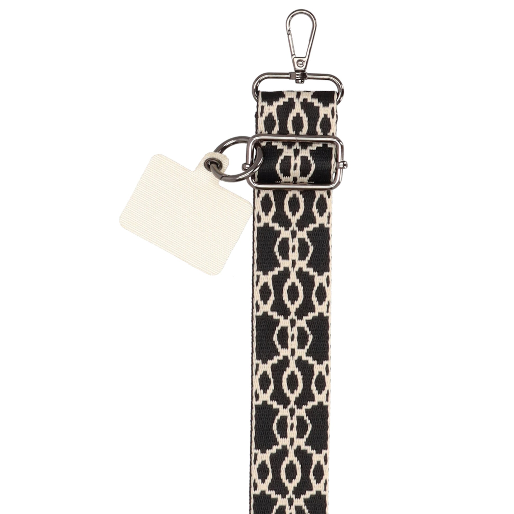 Taschenriemen|Wechselriemen 140cm in Schwarz mit Karabiner - leder-accessoires.com