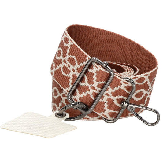Taschenriemen|Wechselriemen 140cm in Burgunder mit Karabiner - leder-accessoires.com