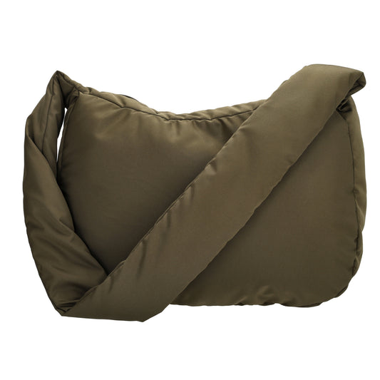 Schultertasche 35x32cm Oliv aus Nylon|Polyester