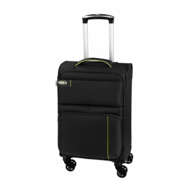 Reisetrolley erweiterbar 4-Rad 75cm in Schwarz
