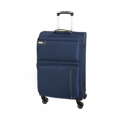 Reisetrolley erweiterbar 4-Rad 65cm in Blau
