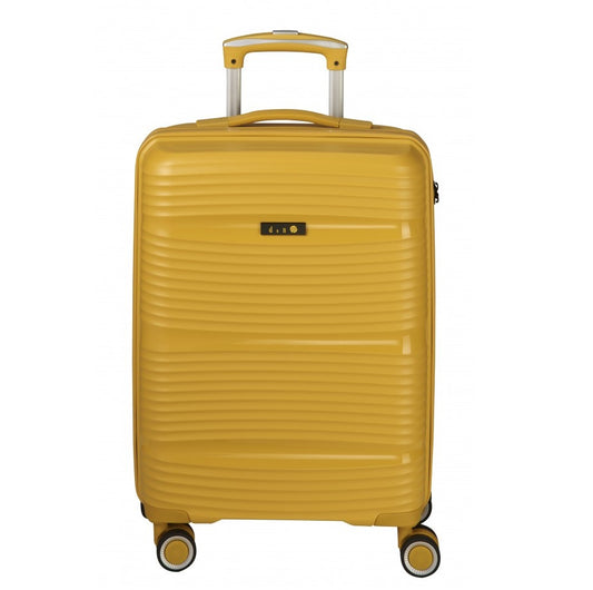 Reisetrolley 4-Rad 40x55x20 cm in Gelb - leder-accessoires.com