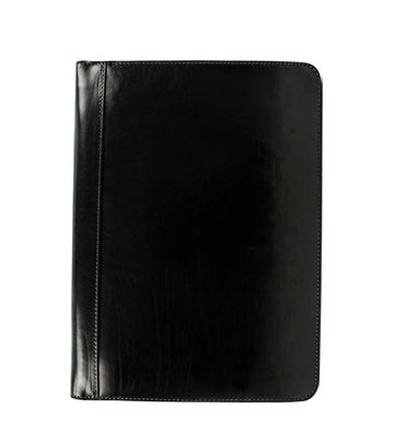 Dokumentenmappe-| Organizer A4 in Schwarz mit Reißverschluss - leder-accessoires.com