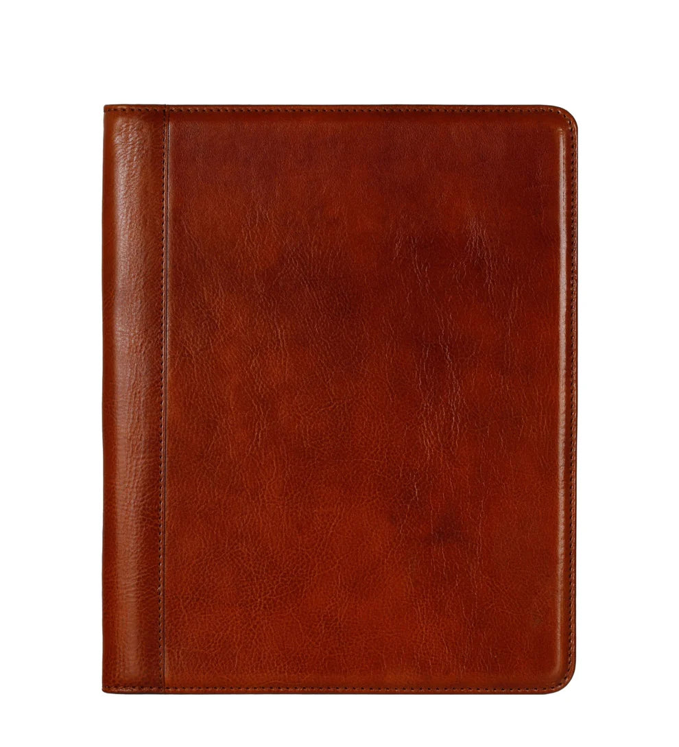 Schreibmappe-| Organizer A4 in Cognac - leder-accessoires.com