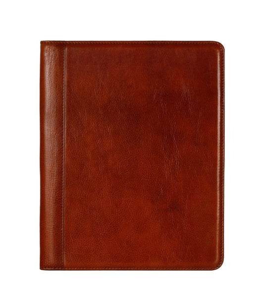 Schreibmappe-| Organizer A4 in Cognac
