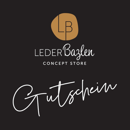 Digitaler Geschenkgutschein von Leder Bazlen – für hochwertige Lederwaren, online und in Stuttgart einlösbar