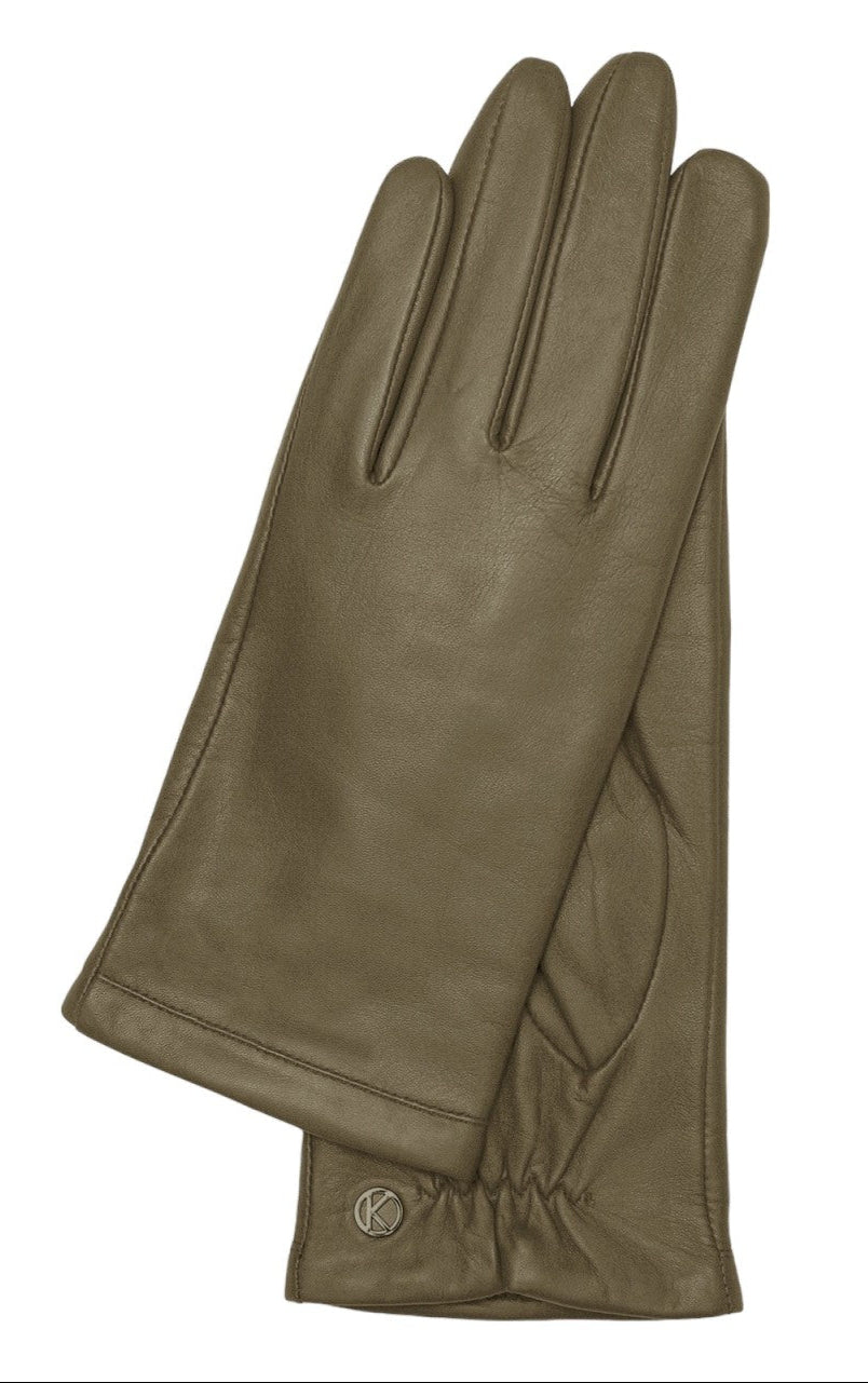 handschuhe taupe Damen Handschuhe aus Lammleder in elegantem Taupe für jeden Anlass
