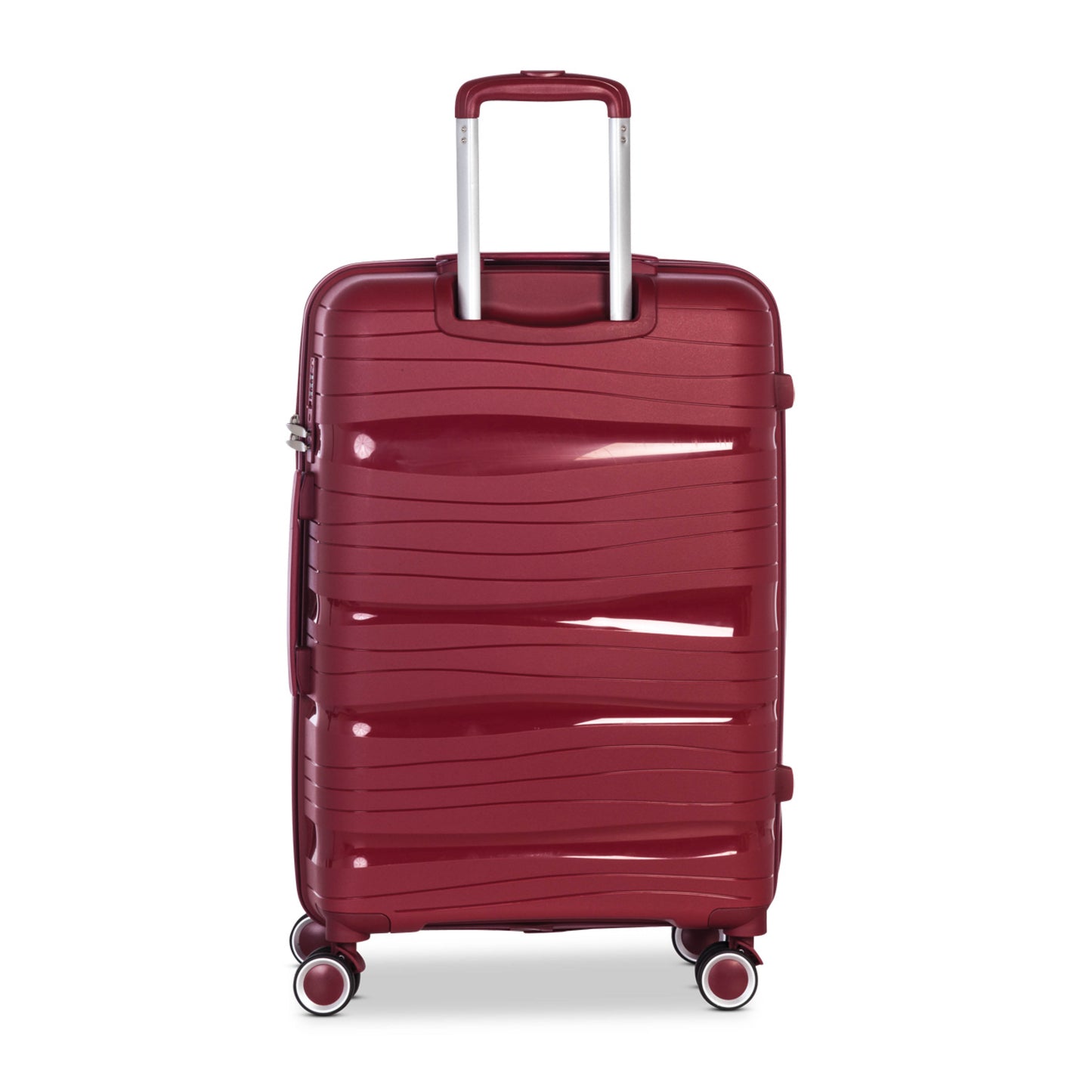 Reisetrolley "Miami" 4-Rad 75cm in Weinrot