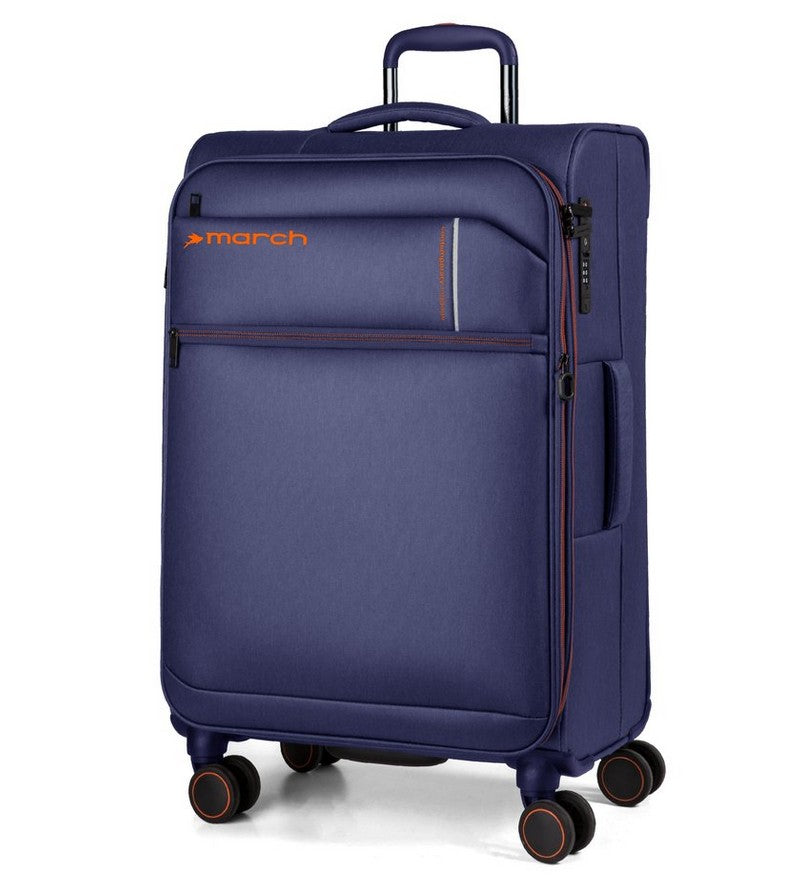 Reisetrolley "silhouette" 4-Rad 68cm in Beere|Lila mit Erweiterung