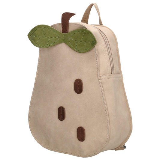 Kinderrucksack 26 x 21 cm "Birne" mit Reißverschluss - leder-accessoires.com