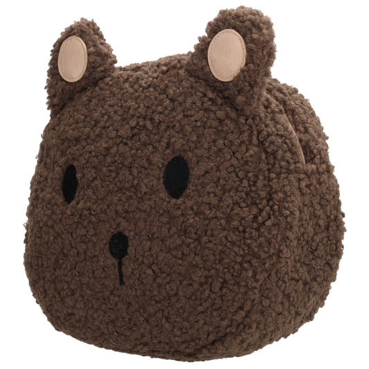 Teddyrucksack 26 x 22 cm mit Reißverschluss - leder-accessoires.com