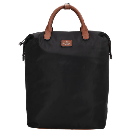 Rucksack 28 x 40cm in Schwarz aus Nylon|Polyester mit Reißverschluss