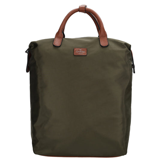 Rucksack 28 x 40cm in Grün aus Nylon|Polyester mit Reißverschluss