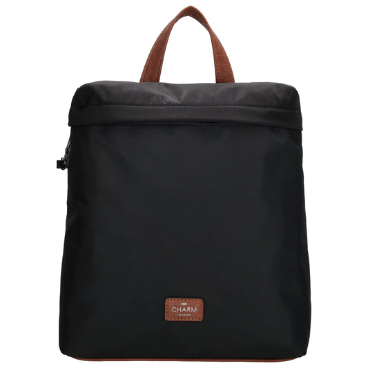Rucksack 26 x 29cm in Schwarz aus Nylon|Polyester