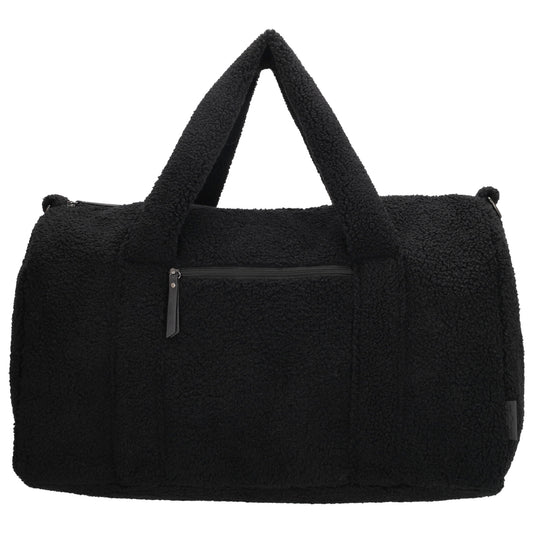 Reisetasche Teddy 50x32cm in Schwarz mit Reißverschluss