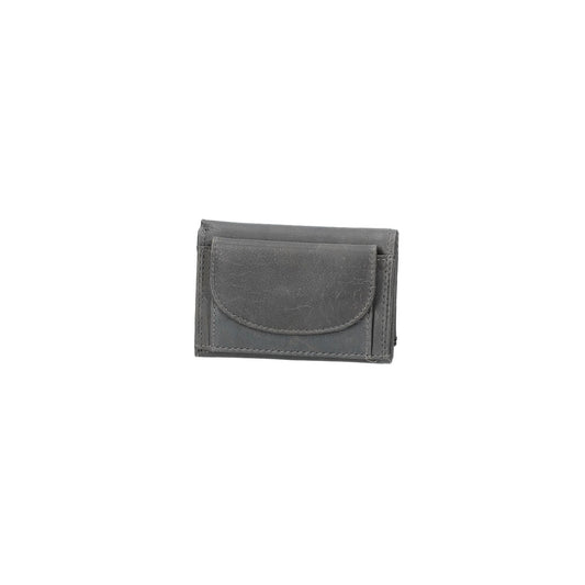 Geldbörse|Minibörse in Grau aus Leder - leder-accessoires.com